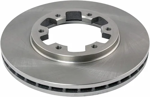 Vista 5 de TRQ Kit de pastillas de freno delantero y rotor, kit químico de freno, pastillas de freno de cerámica compatible con Nissan D21 1986-1994 1999-2002