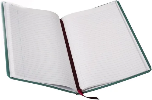 Vista 6 de Boorum & Pease 66150R - Libro de cuentas, regla de registro, azul, 150 páginas, 12 18 x 7 58