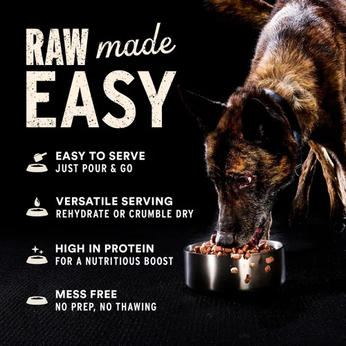 Vista 5 de Vital Essentials Alimento Crudo Liofilizado para Perros, Mini Medallones de Res, 14 oz