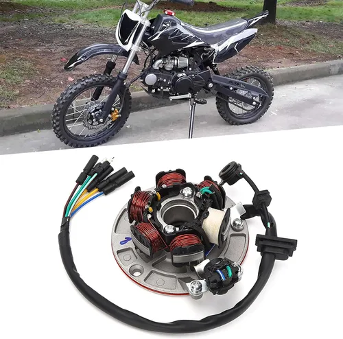 Vista 5 de Placa de estator Magneto para motores de arranque seleccionados, pieza de repuesto del sistema de encendido para motocross, pit bike trail bike