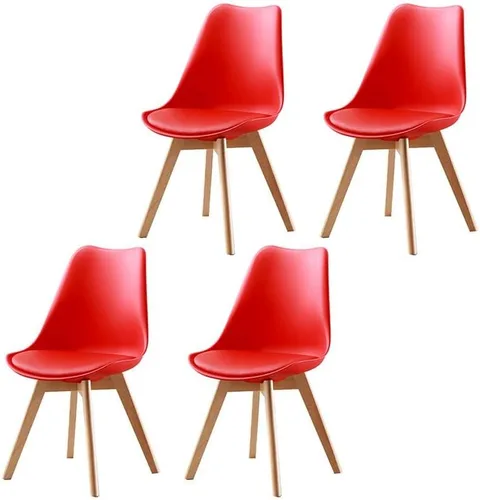 Vista 20 de Sillas de comedor modernas, silla lateral tapizada para el hogar, silla auxiliar para sala de conferencias, silla de comedor, silla de comedor sin