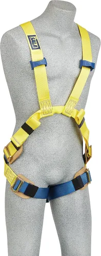 Vista 3 de Arnés de cuerpo completo, M, 310 lb., Amarillo