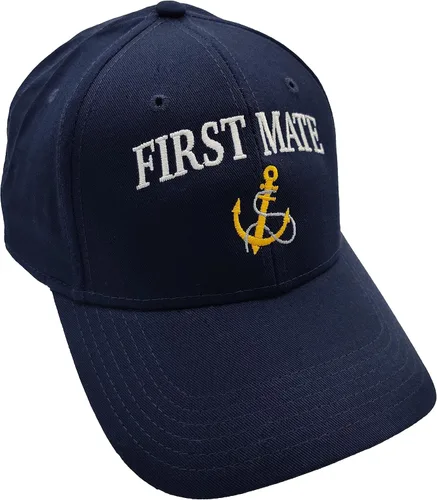 Vista 6 de Captain and First Mate Anchor - Gorras de béisbol a juego