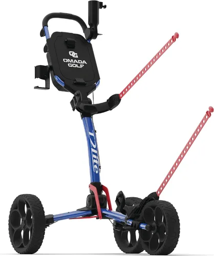 Vista 11 de [Usado] Trilite Carrito de Golf Push Carrito de Golf Ligero y Plegable Soporte Ajustable para Bolsa de Golf