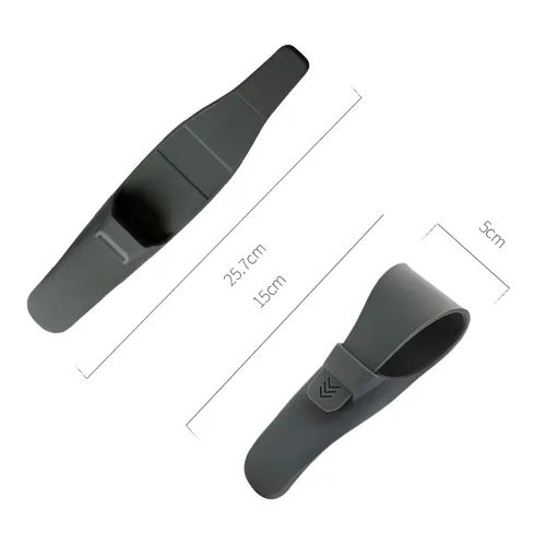 Vista 3 de Paquete de 2 fundas de silicona para afeitar, funda protectora de goma para afeitadora de viaje, portátil, impermeable, funda de transporte