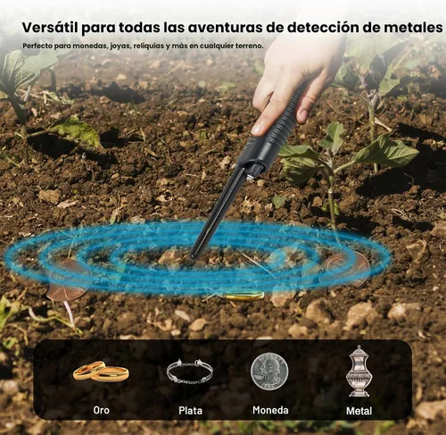 Vista 5 de Bounty Hunter Pinpointer para la detección de metales con señal de audio y vibración – Herramienta de precisión manual para una ubicación precisa