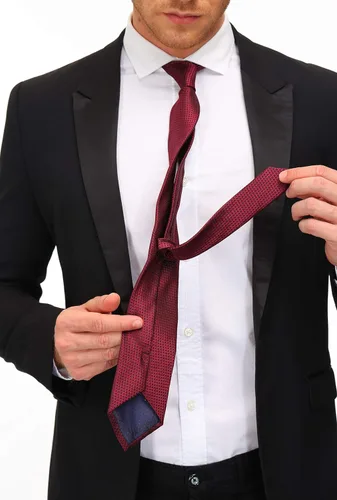 Vista 8 de Adulove Corbata clásica de seda para hombre, corbatas de cuello jacquard tejidas, 6