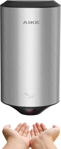 Vista 9 de AIKE Secador de manos Air Foce,UL aprobado 120V 1350W,Bar Pro MatteBlack Negro