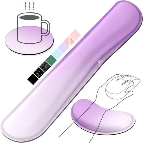 Vista 42 de Gimars Reposamuñecas para mouse, soporte de muñeca Pop It Fidget para aliviar la presión del mouse, almohadilla ergonómica de espuma viscoelástica