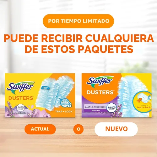 Vista 2 de Swiffer Dusters - Recambios de plumero multisuperficie, aroma a lavanda, 10