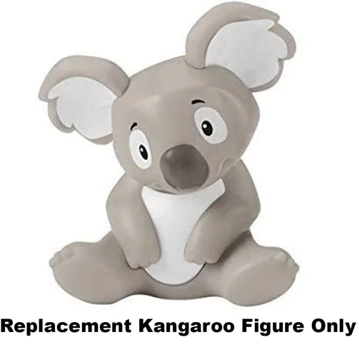 Vista 2 de Figura de oso koala gris de repuesto para Fisher-Price Little People Safari Animal Friends Playset - GFL22