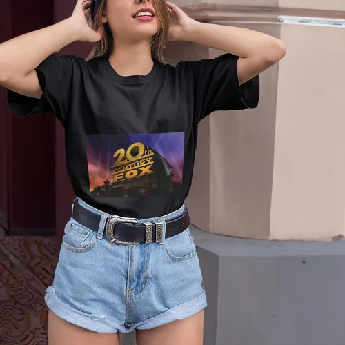 Vista 3 de Camiseta de manga 20, novedad del siglo XX, para niña, familia, zorro, niño, unisex, camisa para eventos, camiseta de regalo para hombres, cortos