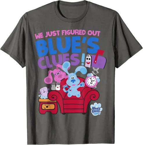 Vista 70 de Blue's Clues & You Group Shot Just Figured Out Blue's Clues Camiseta Negro