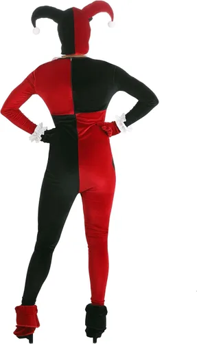 Vista 9 de Disfraz de Harley Quinn de lujo para mujer