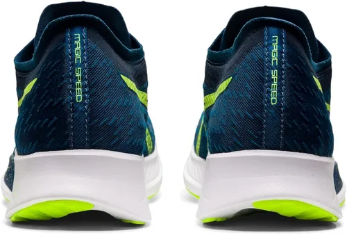 Vista 5 de ASICS Zapatillas de correr Magic Speed para hombre Rojo