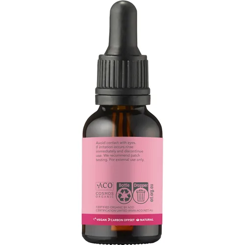 Vista 3 de Sukin Aceite de rosa mosqueta orgánico certificado, 0.85 fl oz