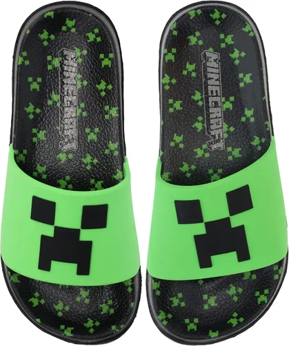 Vista 2 de Minecraft Sandalias deportivas para niños, cómodas e informales para piscina al aire libre