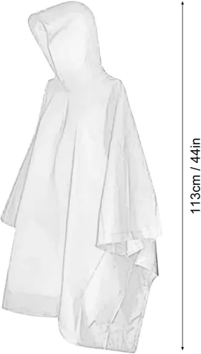 Vista 7 de Ropa de lluvia para mujer, abrigo de compresión de PE Rafting, impermeable ligero para hombre, abrigo de compresión impermeable estilo tarjeta