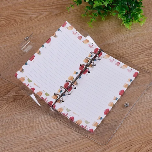 Vista 5 de STOBOK Paquete de 100 hojas de cuaderno con rayas anchas para diario