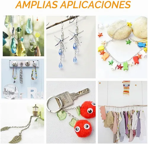 Vista 7 de PH PandaHall Cadenas de collar para fabricación de joyas, 32 pies 2mm cadenas de bordillo de eslabones torcidos de hierro cadena cruzada cadena