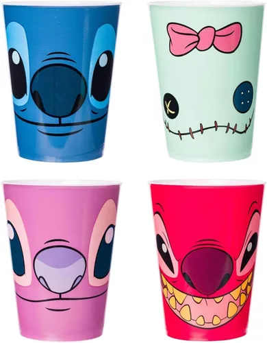 Vista 14 de Silver Buffalo Winnie the Pooh - Juego de 4 mini tazas de plástico con Tigger, Eeyore y Piglet, 1.5 onzas