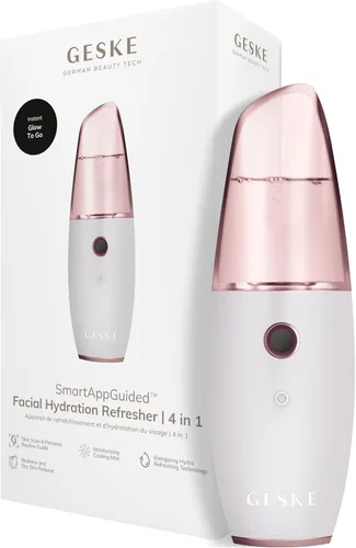 Vista 12 de GESKE SmartAppGuided™ - Refrescante de hidratación facial 4 en 1 Atomizador de agua Máquina de pulverización hidratante Rociador facial