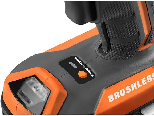 Vista 5 de RIDGID Destornillador inalámbrico sin escobillas para paneles de yeso de 18 voltios con accesorio combinado (solo herramienta)
