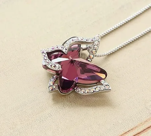 Vista 5 de Style Smith Butterfly Pendant Necklace - Cute Dainty necklaces for your Women, Mom, Daughter, Wife, Ladies, Teen girls, Sister, Friends, Mother