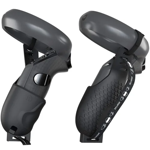 Vista 2 de Skywin Grip For Controllers - Anti Drop Touch Grip For Controllers - Compatible with Oculus Rift S and Quest VR Controllers