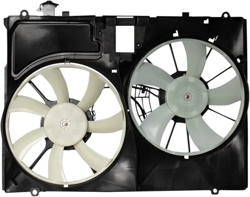 Vista 71 de Conjunto de ventilador de refrigeración dual del radiador TRQ Para Toyota Avalon 2013-2018 Camry 2012-2017 TO3115173