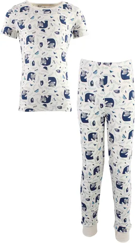 Vista 7 de Touched by Nature Pijamas navideños familiares a juego Ártico