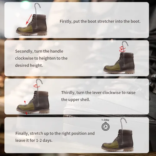Vista 4 de XYH Botas elásticas para mujer, 4 estilos de estirador de botas, estirador de botas para botas vaqueras ajustables especializadas.