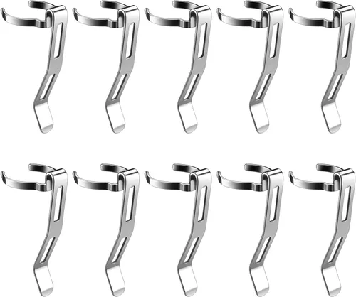 Vista 12 de Paquete de 10 linternas B101 – Clip duradero de acero inoxidable para bolígrafo y clip para tapa, cómodo de llevar B101X10
