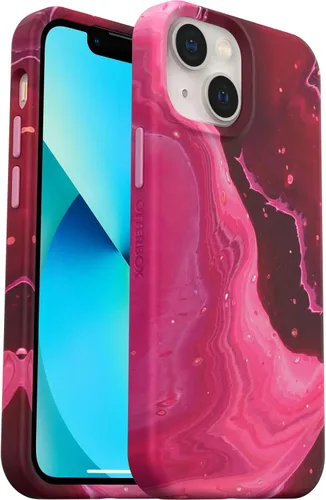 Vista 3 de OtterBox - Funda ultradelgada para iPhone 13 Mini Series, hecha para Apple MagSafe, funda protectora artística con material suave al tacto