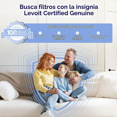 Vista 6 de LEVOIT Purificadores de aire para el hogar, habitación grande de hasta 1875