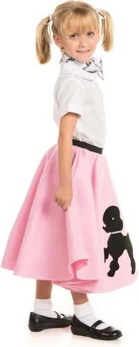 Vista 2 de Falda de caniche con nota musical impreso bufanda Kidcostumes