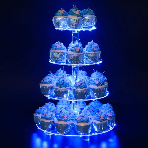 Vista 13 de YestBuy - Soporte para cupcakes (3/4/5)