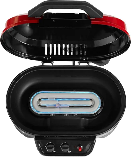 Vista 4 de Coleman RoadTrip 225 Portable Tabletop Grill, 2-Burner Gas Grill with Matchless Ignition & Adjustable Temperature Control, 11,000 BTUs of Power for