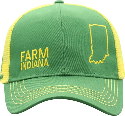 Vista 12 de John Deere Gorra de béisbol con logotipo y malla trasera con contraste, para hombre