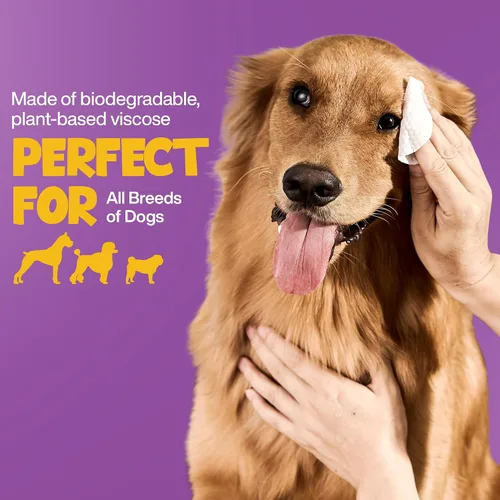 Vista 9 de Toallitas para ojos, 100 unidades, toallitas para lágrimas de perro para eliminar los residuos oculares, toallitas limpiadoras hipoalergénicas