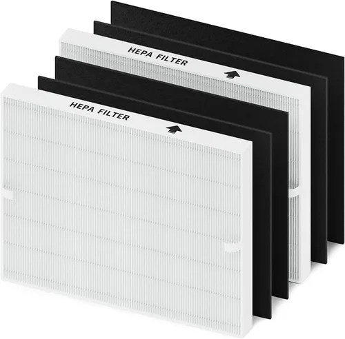 Vista 10 de AP-1512HH - Juego de filtros de repuesto para purificadores de aire Coway Airmega AP-1512HH y 200M, 1 HEPA verdadero y 2 prefiltros de carbono