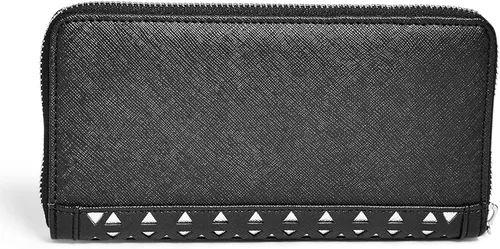 Vista 2 de GUESS Fábrica Bernwell Recorte Cremallera Alrededor, Negro