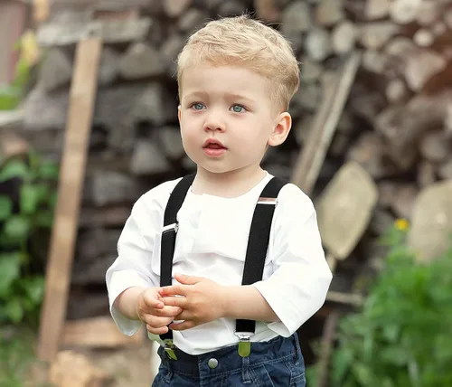 Vista 6 de trilece Suspenders for Boys,Kids,Toddler,Girls,Infants and Baby - Adjustable Y Back Child Suspenders Strong Clips
