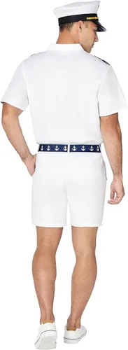Vista 2 de Spirit Halloween Disfraz de capitán de yate para hombre adulto