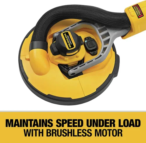 Vista 8 de DEWALT Lijadora inalámbrica de paneles de yeso de 20V MAX, solo herramienta (DCE800B)