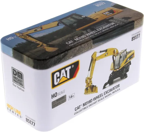 Vista 9 de Diecast Masters Excavadora de ruedas Caterpillar M318D HO Series Vehículo