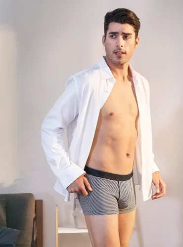 Vista 3 de DAVID ARCHY Ropa interior de algodón modal suave transpirable que no se sube, paquete de 3, 4 o 6