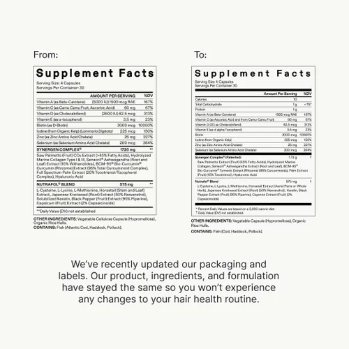 Vista 8 de Nutrafol Suplemento para el crecimiento del cabello para hombres y suero para el cabello, clínicamente probado para grosor y fuerza visibles