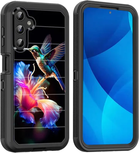 Vista 34 de Funda para Galaxy A15 5G, cuerpo completo, protección contra caídas, a prueba de polvo, resistente de 3 capas, militar, resistente, duradera