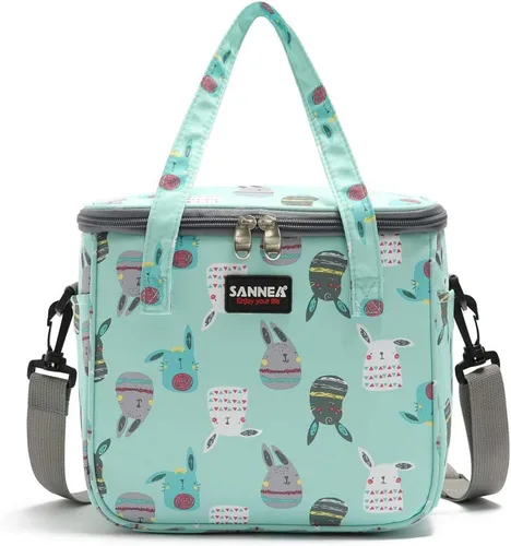 Vista 11 de Lonchera térmica reutilizable con aislamiento térmico linda para mujeres adultas, trabajo, oficina, viajes al aire libre, picnic, playa, barbacoa